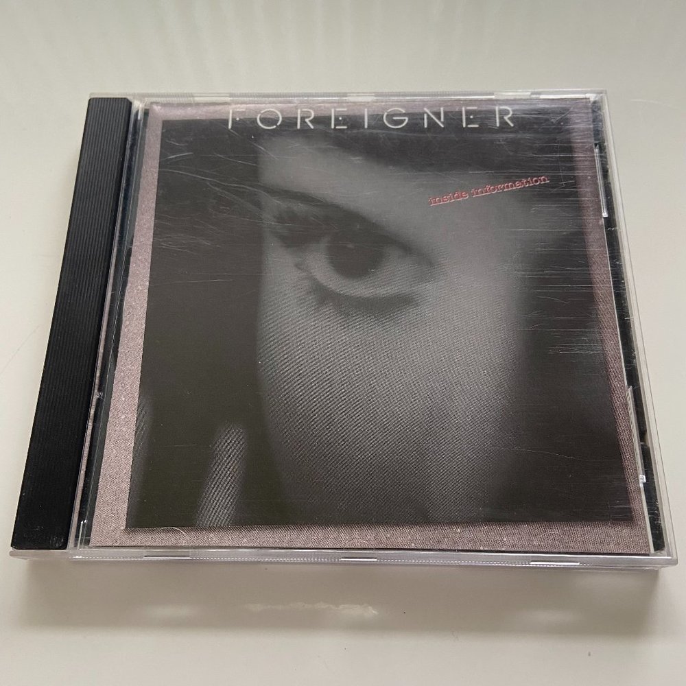 Foreigner Inside Information CD 1987 Classic Rock Album 80s Music